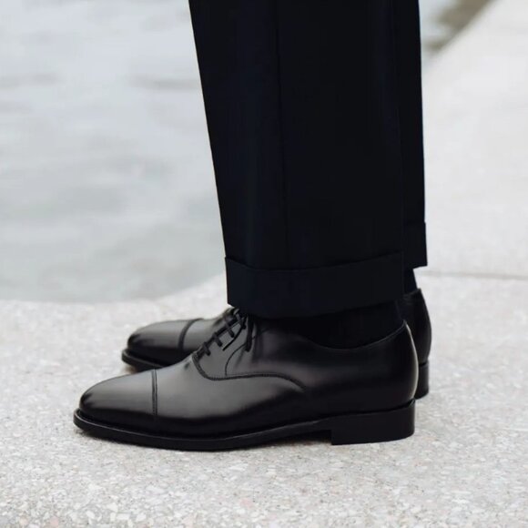 Morjas The Oxford - Black Calf - UK 6/US 7 Men\'s - Pristine Condition